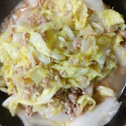 白菜消費したくて作りました！
簡単で美味しかったです(*^^*)